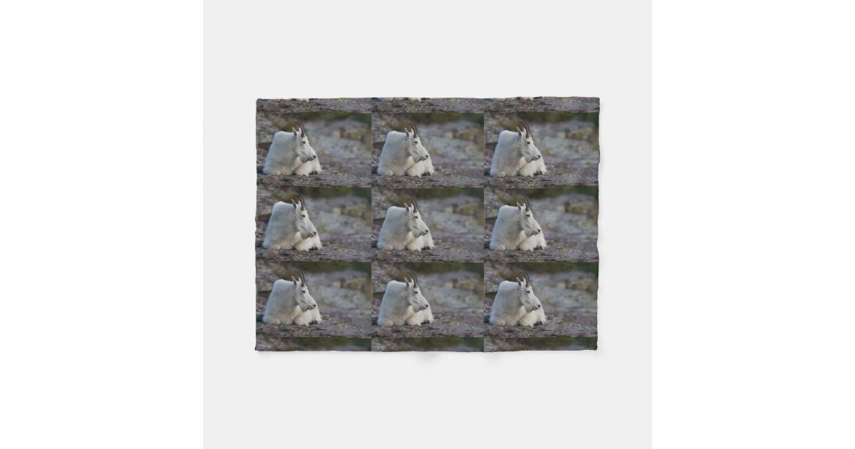 Mountain Goat Fleece Blanket