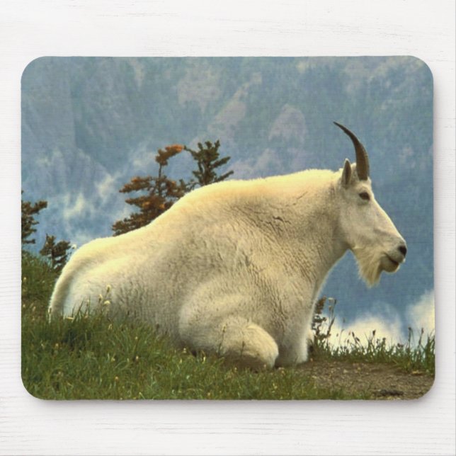 Mountain Goat Mouse Pad (Front)