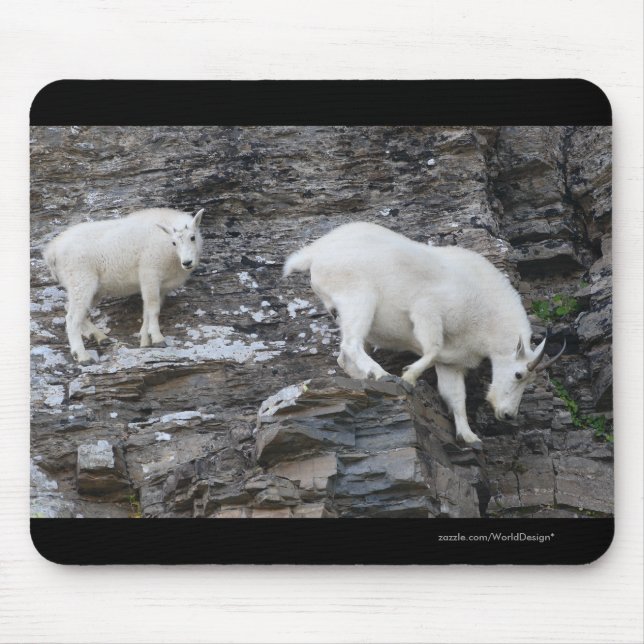 Mountain Goat Mouse Pad (Front)