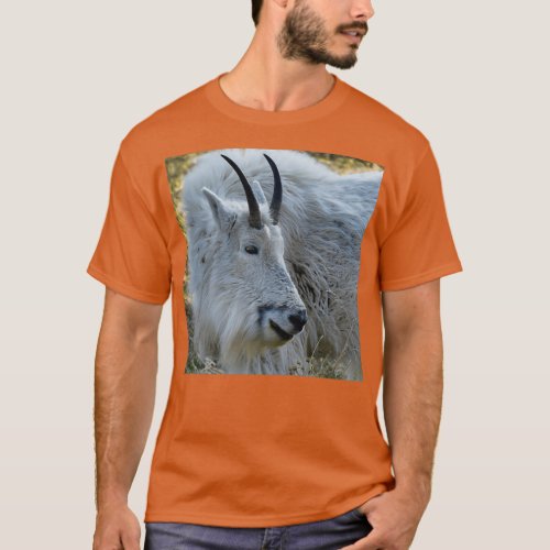 Mountain Goat Portrait  T_Shirt