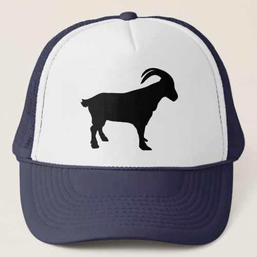 Mountain goat trucker hat