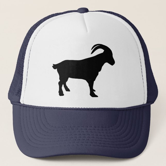 Mountain goat trucker hat (Front)