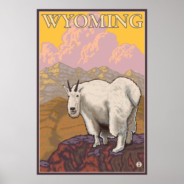 Mountain Goat - Wyoming Poster (Front)