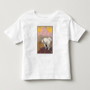 Mountain Goat - Yellowstone National Park Toddler T-shirt