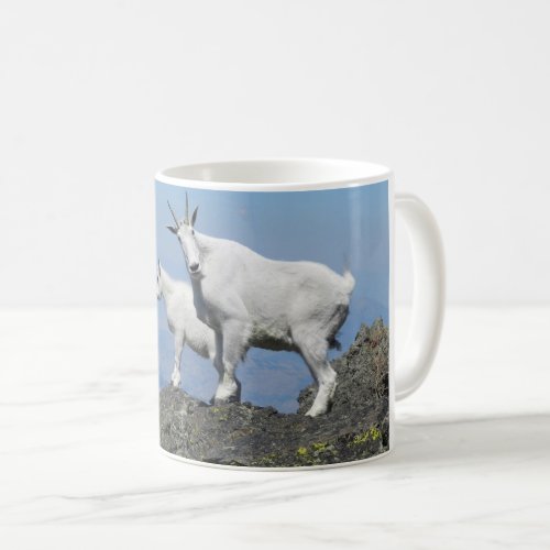 Mountain Goats At The Top Coffee Mug