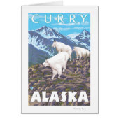 Mountain Goats Scene - Curry, Alaska (Front)