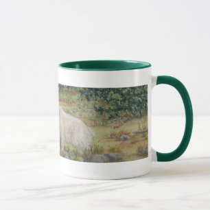 Mountain Goats Wildlife Art Mug