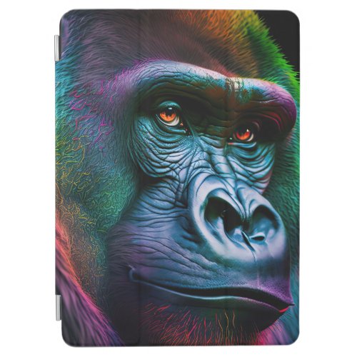 Mountain Gorilla in Rainbow Colors Tablet Case