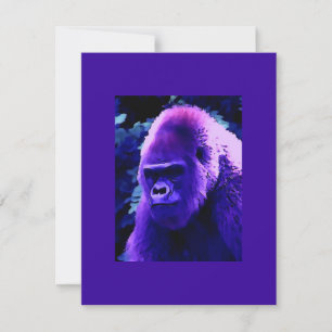 Mountain Gorilla Invitation - Pop Art Invitations