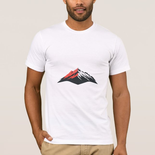 Mountain graphic t-shirt, perfect for nature lover T-Shirt (Front)