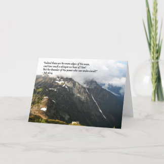 Mountain greeting card