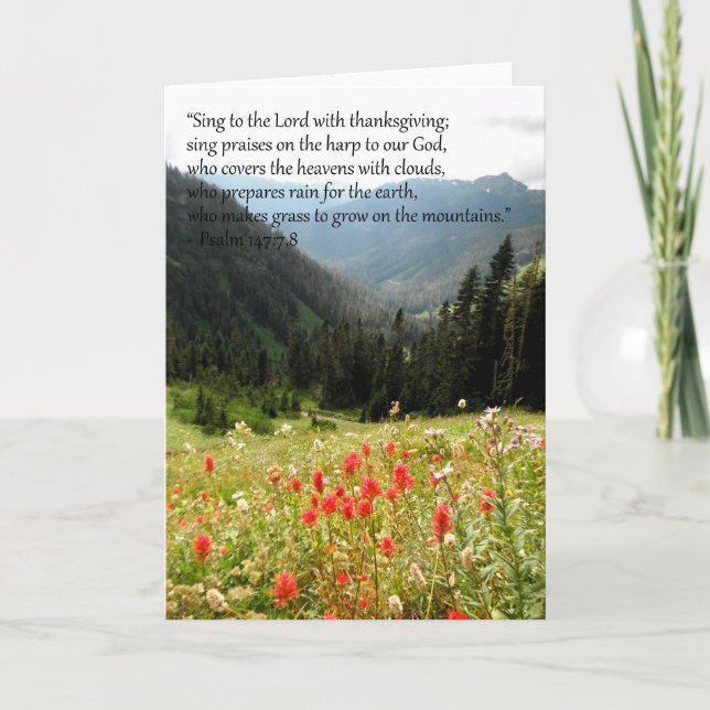 Mountain greeting card (Front)