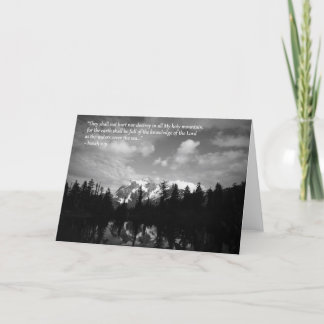 Mountain greeting card