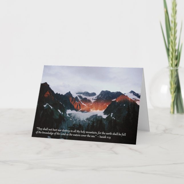 Mountain greeting card (Front)