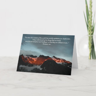 Mountain greeting card