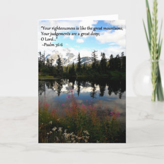 Mountain greeting card