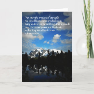 Mountain greeting card