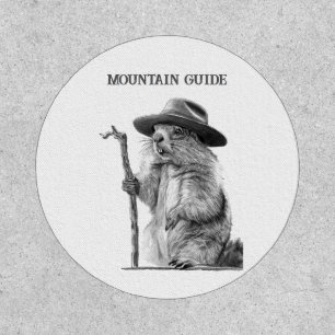 Mountain guide - Whimsical marmot design Patch