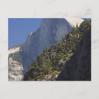 Mountain Half Dome Yosemite Streams Postcard