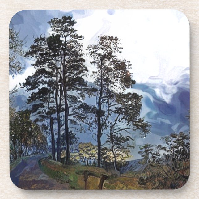 MOUNTAIN HIKE BEVERAGE COASTER (Front)