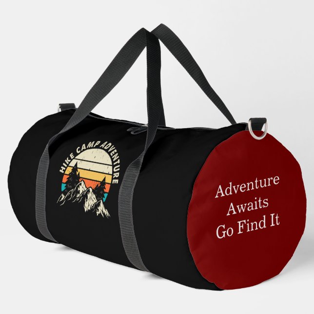 Mountain Hiking & Camping Adventure Duffle Bag (Left Corner)