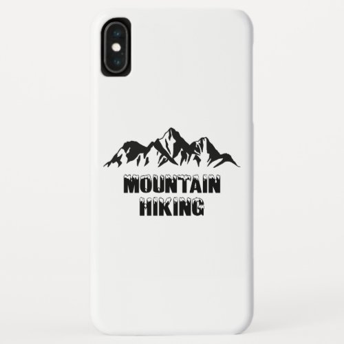 Mountain hiking iPhone XS max case