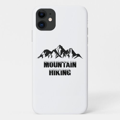 Mountain hiking iPhone 11 case