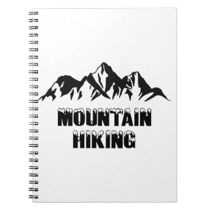 Mountain hiking notebook