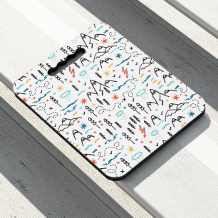 Mountain Hiking Pattern Seat Cushion