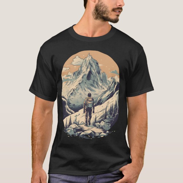 Mountain Hiking T-Shirt (Front)