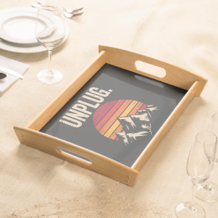 Mountain Hiking Unplug Serving Tray