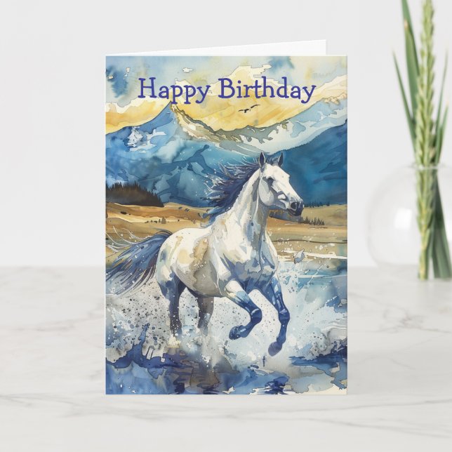 Mountain Horse Card (Front)
