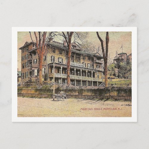 Mountain House Montclair New Jersey Vintage Postcard