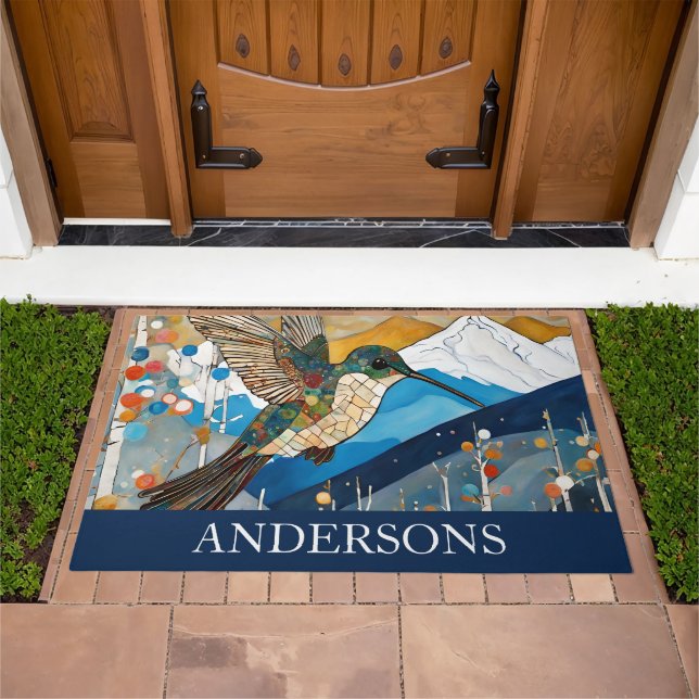 Mountain Hummingbird  Doormat (Outdoor)
