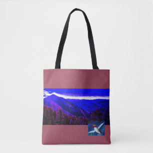 Mountain Hummingbird Tote Baag Bag