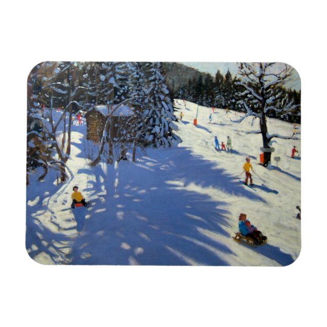 Mountain hut Morzine Magnet (Horizontal)