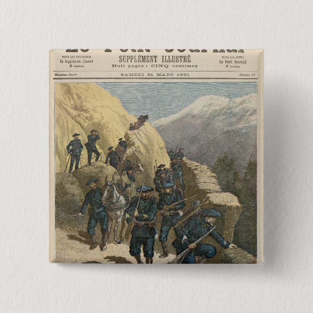 Mountain Infantrymen Button (Front)