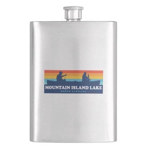 Mountain Island Lake North Carolina Canoe Flask