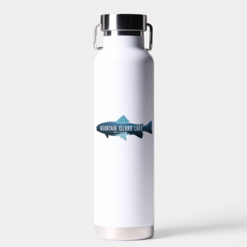 Mountain Island Lake North Carolina Fish Water Bottle