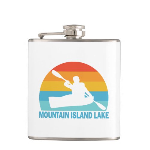 Mountain Island Lake North Carolina Kayak Flask