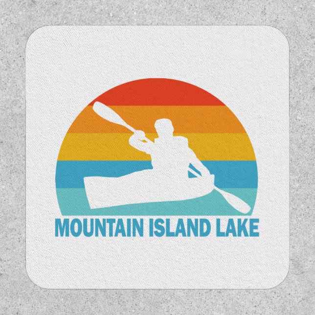 Mountain Island Lake North Carolina Kayak Patch (Front)