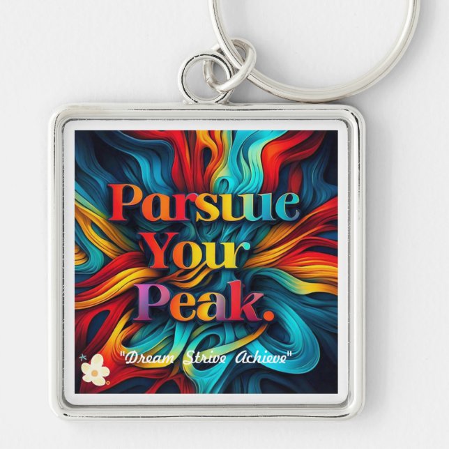 “Mountain Journey” Keychain (Front)