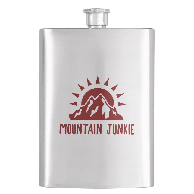 Mountain Junkie Flask (Front)