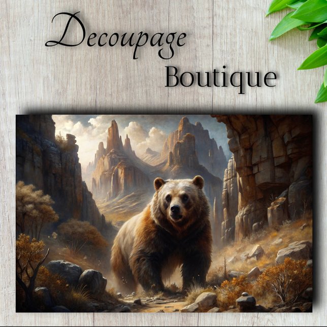 Mountain King Decoupage Tissue Paper (Mountain King Decoupage Tissue Paper)