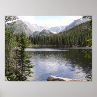 Mountain Lake at Rocky Mountain National Park Poster