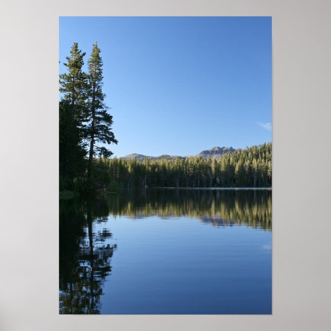 Mountain Lake, Dusk Poster (Front)