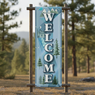 Mountain Lake Family Reunion Welcome Vert ID1317 Banner