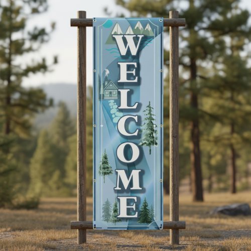 Mountain Lake Family Reunion Welcome Vert ID1317 Banner