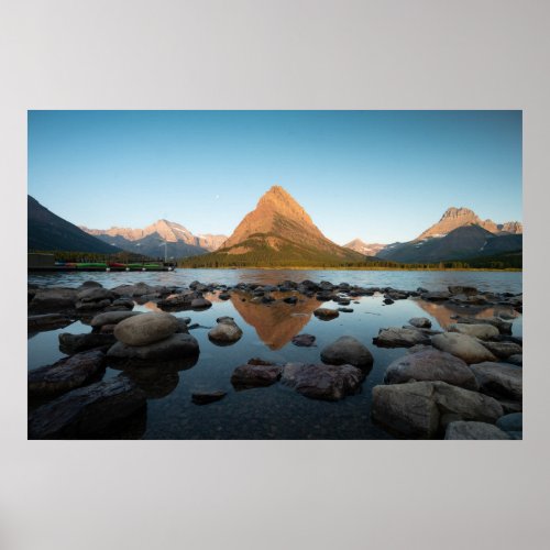 Mountain Lake  Glacier National Park Poster