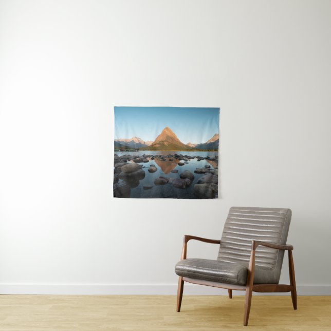 Mountain Lake | Glacier National Park Tapestry (In Situ (Horizontal))